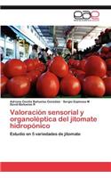 Valoración sensorial y organoléptica del jitomate hidropónico