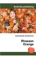 Rhasaan Orange: (English)