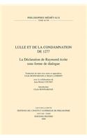 Lulle Et La Condamnation de 1277