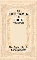 The Old Testament in Greek (Volume I Part I)