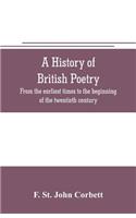 history of British poetry