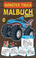 Monster Truck Malbuch Für Kinder: Monster Truck, lkw, Autos, Malbuch für Kinder 8 Jahre und älter, Einzigartiges Geschenk