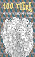 Malbücher für Erwachsene Anfänger - Mandala - 100 Tiere