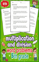 Multiplication and Division Word Problems 5th Grade
