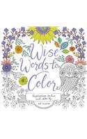Wise Words to Color