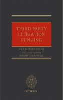 Third Party Litigation Funding