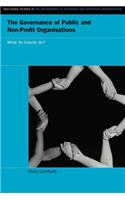 The Governance of Public and Non-Profit Organizations