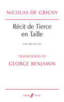 Recit de Tierce En Taille: For Orchestra, Study Score