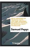 Pepys' Memoires of the Royal Navy, 1679-1688