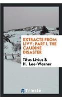 Extracts from Livy; Part I, The Caudine disaster