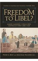 Freedom to Libel?