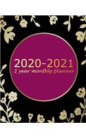 2020-2021 2 Year Monthly Planner