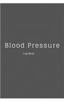 Blood Pressure Log Book: The perfect charcoal grey note book to track your pressure, pulse and notes.