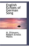 English Echoes of German Song