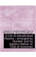 A List of Adjudicated Patents