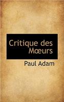 Critique Des M Urs