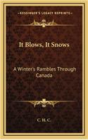It Blows, It Snows: A Winter's Rambles Through Canada