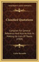 Classified Quotations
