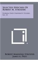 Selected Speeches of Robert M. Strozier