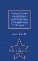 History of the One Hundred and Fifth Regiment of Pennsylvania Volunteers