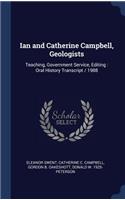 Ian and Catherine Campbell, Geologists