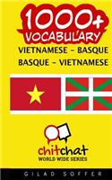 1000+ Vietnamese - Basque Basque - Vietnamese Vocabulary: (Vietnamese)