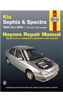 Kia Sephia & Spectra 1994 Thru 2004, 1.6L and 1.8L Models