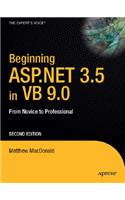 Beginning ASP.NET 3.5 in VB 2008: From Novice to Professional