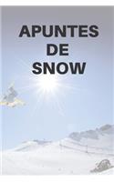 Apuntes de snowboard