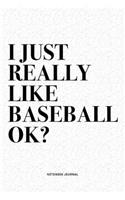 I Just Really Like Baseball Ok?