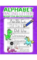 Alphabet Tracing Letters Book for Preschoolers