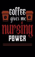 COFFEE gives me nursing power
