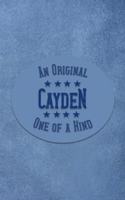 Cayden: Personalized Writing Journal for Men