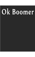 Ok Boomer 2020 Planner for Millennials