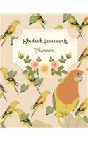 Student Homework Planner: School Planner with Class Schedules, Passwords, Notes and Daily Planner, Homework, checklist...120 Pages 8.5" x 11"