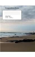 Beach Lighthouse Composition Notebook, College Ruled: Composition Book, Lined Student 200 Page Exercise Book (Nature Journal Series)