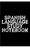 Spanish Language Study Notebook