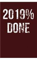 2019% Done