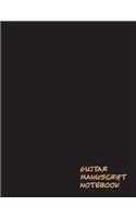 Guitar Manuscript Notebook