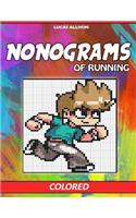 Nonograms of Running: Colored Griddlers- Exclusive and High-Quality Japanese Nonograms - Hanjie Griddlers Nonograms