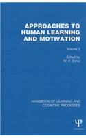 Approaches to Human Learning and Motivation