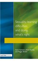 Sexuality, Learning Difficulties and Doing What's Right