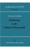 Einführung in Die Politische Wissenschaft