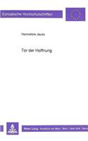 Tor Der Hoffnung: Vergleichsformen Und Ihre Funktion in Der Sprache Der Psalmen(412 Europaeische Hochschulschriften / European University Studie)
