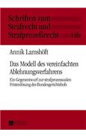 Das Modell des vereinfachten Ablehnungsverfahrens