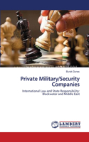 Private Military/Security Companies