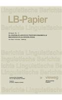 Zur Anwendung Der Generativen Transformationsgrammatik Im Englischunterricht an Deutschen Schulen