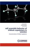 Self Assemble Behavior of Triblock Copolymers in Solution