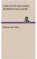 Before the War