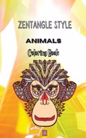 Zentangle Style Animals Coloring book